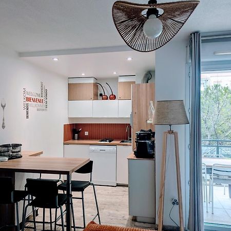Apartamento F2 Garage Box Wifi Terasse Clim Gare Fac Eco Richter Montpellier Exterior foto